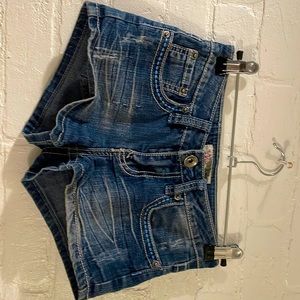 YMI jean vintage kids low waisted shorts